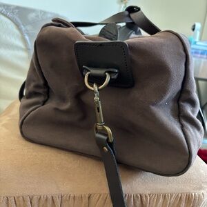 Like New Filson Brown Canvas and Leather Bag